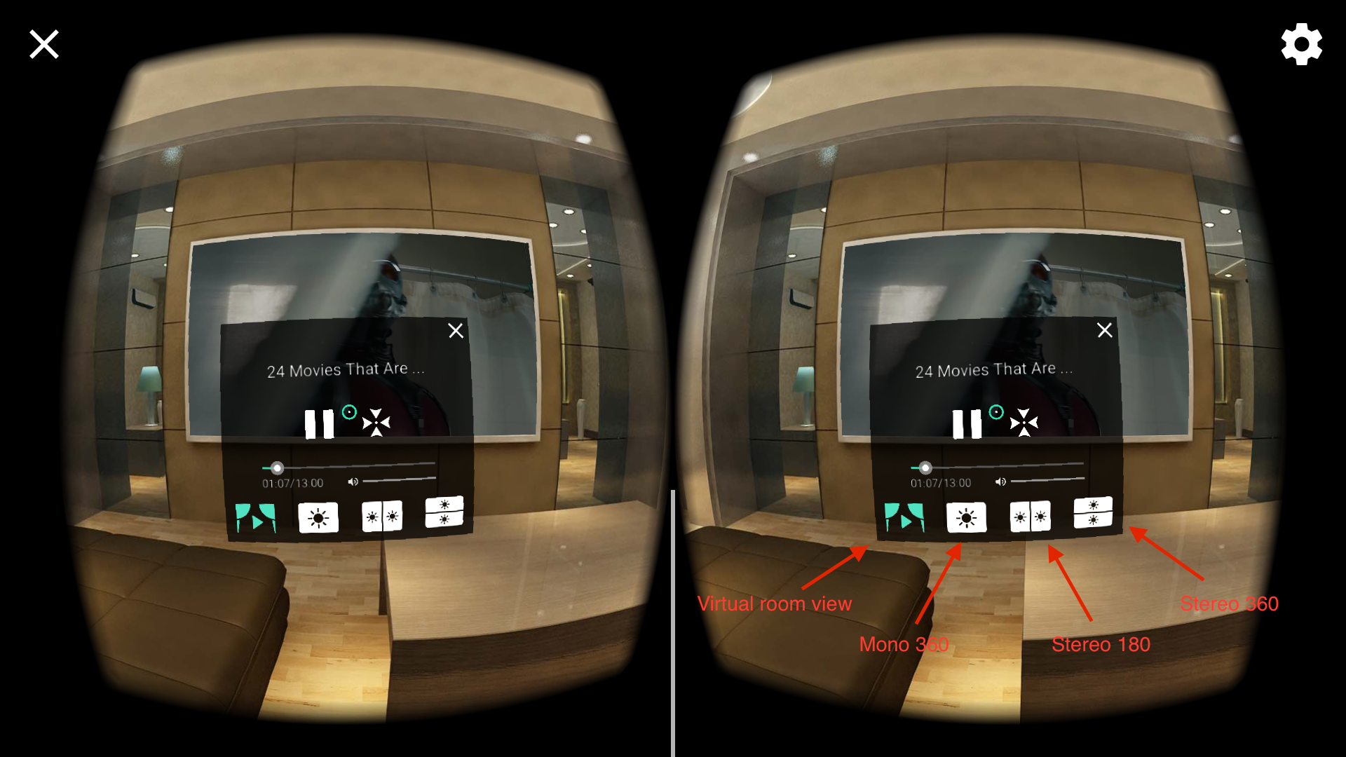 Resplandor Acercarse demandante VR Visual Settings | Android Version OLD | Aloha Browser
